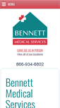 Mobile Screenshot of bennettmedical.com